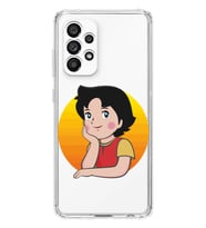 Samsung Galaxy A52 Uyumlu Heidi Tasarımlı Şeffaf Telefon Kılıfı