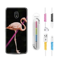 Xiaomi Redmi 8A 8 Pro 9C 9T 10C 11T Pro Kılıf Kablo Koruma Spiral Silikon Line Filamingo 1776