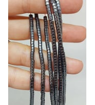 Hematit Taşı Silindir Şekilli 2*3mm Dizi (56070)