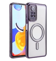 Redmi Note 12 Pro 4G Joke Simli Magneticsafe Kılıf - Derin Mor