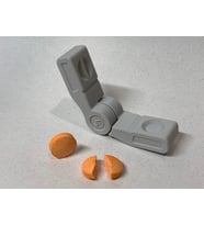Mini İlaç Bölücü 3D Baskı Hap Kesici Tablet Bölme Aparatı Taşınabilir