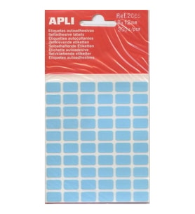 Apli Etiket 8x12 mm Mavi 300 lü (25 paket) / 7500 adet Etiket