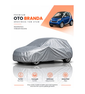 SMART FORTWO (2007-2014) HATCHBACK Uyumlu Araba Brandası Oto Branda Araba Örtüsü Araç Çadırı