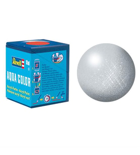 Revell Su Bazlı Maket Boyası 20 ml Aluminium Metallic 36199