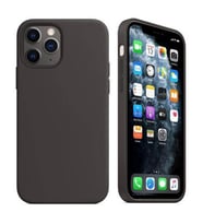 Apple iPhone 12 6.1'' İçi Kadife Silikon Kılıf Siyah