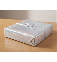 Premium Holografik Hediye Paketleme Kağıdı A4 10'lu 21x29,7 cm Işıltılı Ambalaj Kağıdı