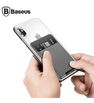Baseus back stick Universal Telefon Arkası Kart Yuvası Cüzdan-(5775) - DEON6852-9033 (Füme)