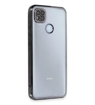 Redmi 9C Kılıf Lensli Silikon - Siyah