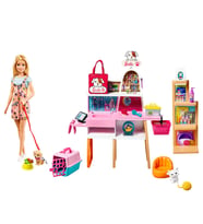 Barbie ve Evcil Hayvan Dükkanı Oyun Seti