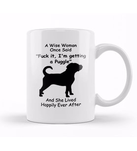 Funny Pomeranian Dog Gift For Men Kupa Bardak Porselen