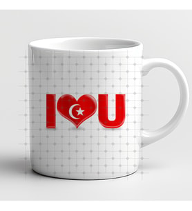 Sevgililer Anneler Babalar Öğretmenler Gününe, Sevgiliye ve Sevdiklerinize Kişiye Özel Günlere Çift Taraflı Hediyelik Kupa Bardak