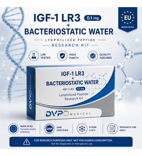 DVPD Medical IGF-1 LR3 0.1 mg + Bacteriostatic Water Research Kit