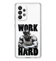 Samsung Galaxy A13 Uyumlu Arnold Fitness Tasarımlı Şeffaf Telefon Kılıfı
