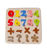 Eğitici Oyuncaklar Ahşap Sayılar Puzzle Seti Bultak Çocuk Puzzle