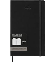 Moleskine Pro 12 Ay 2025 Haftalık Dikey Planlayıcı, Sert Kapak, Büyük (5" X 8.2"), Siyah, 288 Sayfa (Turkuaz)