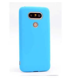 LG G5 Uyumlu Kılıf Zore Premier Silikon Kapak (Mavi)