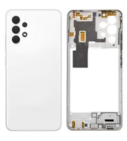 Samsung Galaxy A32 - SM-A325F FULL Kasa Arka Kapak Takım BEYAZ