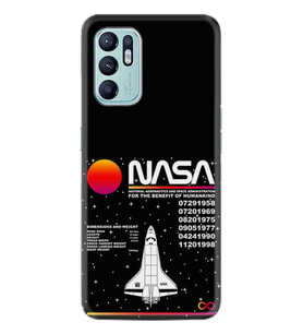 Oppo Reno 6 Kılıf Resimli Desenli Baskılı Silikon Nasa 2 1407