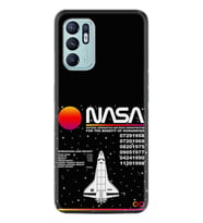Oppo Reno 6 Kılıf Resimli Desenli Baskılı Silikon Nasa 2 1407