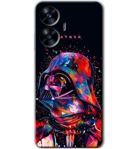 Realme C55 Kılıf HD Desen Baskılı Kılıf - Father Vader