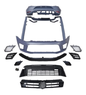 VW Polo WRC 2009-2018 Tampon Seti Komple Ön Arka YAN SIS Farli 6C0807217 Wisco