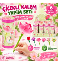 Çiçekli Kalem Yapım Seti