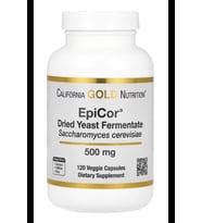 Epicor Dried Yeast Fermentate, 500 mg, 120 Veggie Capsul.Usa Menşei.OZELSPORCUGIDALARIN'DAN 3660 (Renksiz)