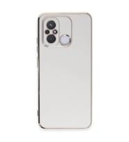 Xiaomi Redmi 12c Kılıf Volet Silikon - Beyaz