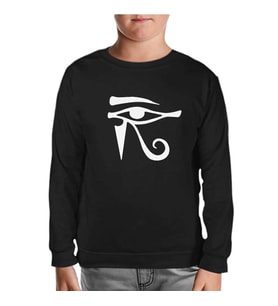 Ra'nın Gözü - R Siyah Çocuk Sweatshirt