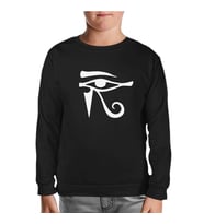 Ra'nın Gözü - R Siyah Çocuk Sweatshirt