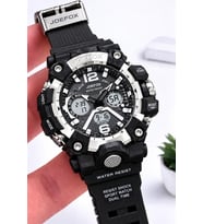 Joefox Digital Ve Analog 2 Yıl Garantili Kronmetre+Takvim+Alarm+Aydınlatma Erkek Kol Saati JOE.Y3