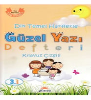 3.Sınıf Dik Temel Harflerle Güzel Yazı Defteri Kılavuz Çizgili