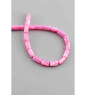 Sedef Doğal Taş Parlak Pütürlü Silindir Kesim 6x10mm Dizi [AA]