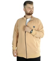 Mode XL Büyük Beden Eşofman Üstü 2ip Choose Your Mode 21202 Bej