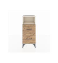 Arges Komodin Tek Raflı 2 Çekmeceli 44x30x106 Aytaşı-Çam