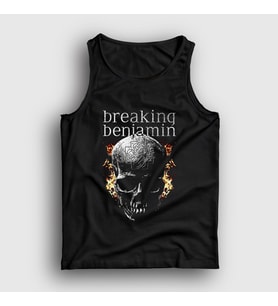 Presmono Unisex Siyah Fire Skull Breaking Benjamin Atlet 379507tt