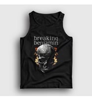 Presmono Unisex Siyah Fire Skull Breaking Benjamin Atlet 379507tt