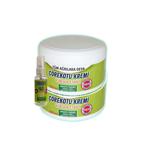 Çörek Otu Ağrı Kremi 2 Adet 200 ml Green Box Kas Eklem Ağrı Kesici + 30 ml Çörek Otu Ağrı Dindirici Yağ