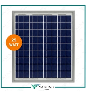 25W Watt Polikristal Güneş Paneli Lexron