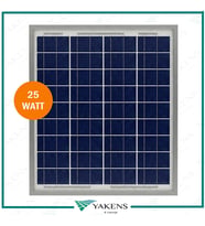 25W Watt Polikristal Güneş Paneli Lexron