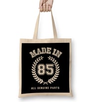 1985 Made In 85 All Genuine Parts Bez Çanta Uzun Saplı
