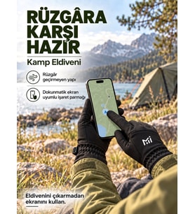 Kuzeylife Milo Windshield Vera Eldiven XL