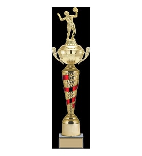 ODAK KUPA - Figürlü Kupalar - Voleybol Kadın Figürlü Kupalar FG-078 A - 58 cm