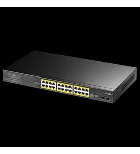 CUDY GS1028PS2 24 Port Gigabit 2-SFP 300w Full PoE Yönetilemez Switch
