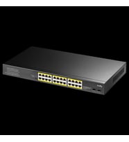 CUDY GS1028PS2 24 Port Gigabit 2-SFP 300w Full PoE Yönetilemez Switch