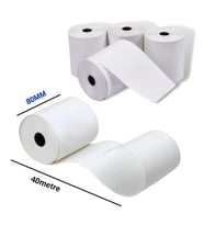 Termal Adisyon Yazıcı Kağıdı Rulosu 80x40 Adisyon Yazıcı Kağıdı (50 Adet)
