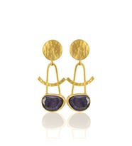 Kadir Jewellery 22 Ayar Altın Kaplama Vintage Küpe -El İşçiliği Ve Hipoalerjenik Küpe