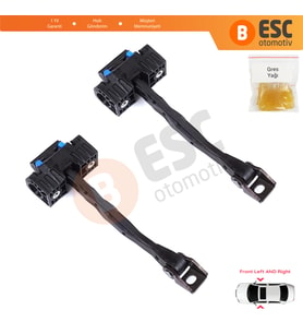 VW Touareg MK2 7P 7P5 7P6 2010-2018 7P0837249 İçin 2 EA Ön Sağ ve Sol Kapı Gergi Yayı