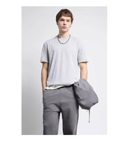 Defacto %100 Pamuk Basic Gri Erkek T-Shirt V7699AZ/GR210