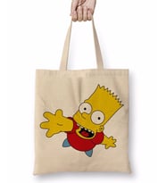 Bart Simpsons Bez Çanta Uzun Saplı